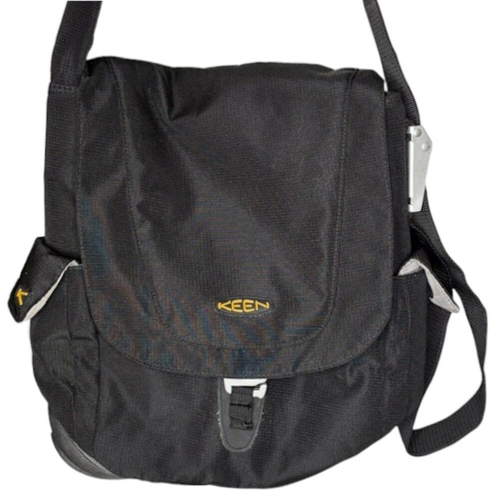 KEEN Hybridlife Transport Crossbody Messenger Bag-Black - 13"H x 10.5"W x 3.5"D